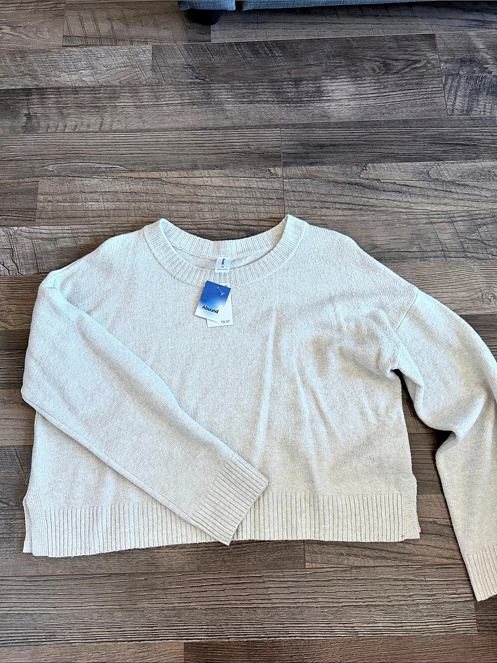 Abound Ribbed Crewneck Sweater NWT